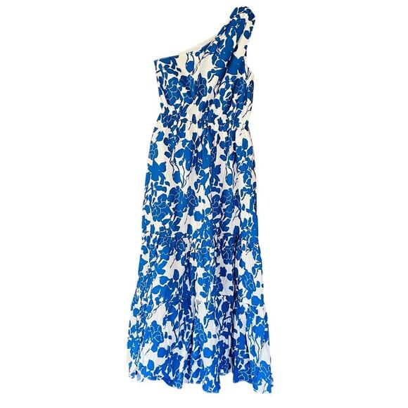 Hyacinth House by Tuckernuck Sybil Maxi Dress Floral One Shoulder Size XXS NEW - Picture 6 of 10